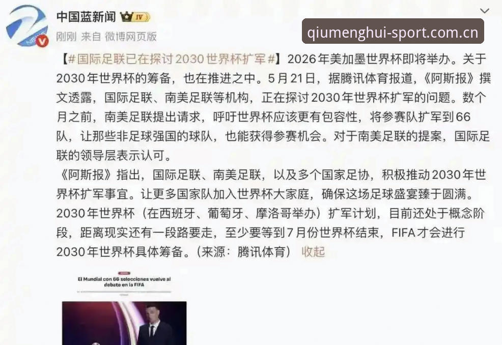 世界杯扩军到66队，中国男足的机会真的来了吗？